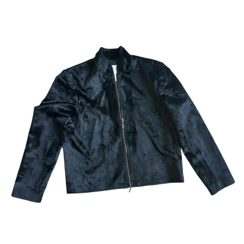 Oscar for Oscar de la Renta Black Viscose Jacket faux fur jacket